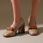 Serena Leather Heels