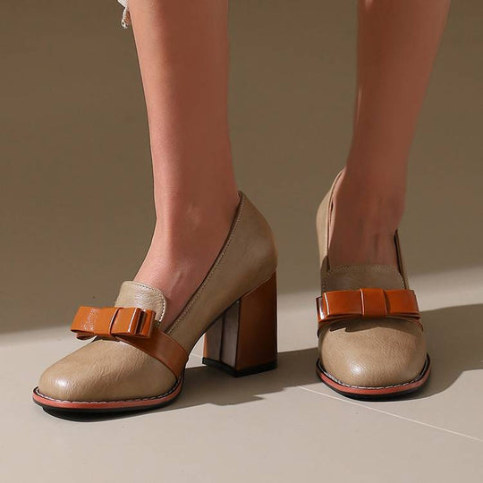 Serena Leather Heels