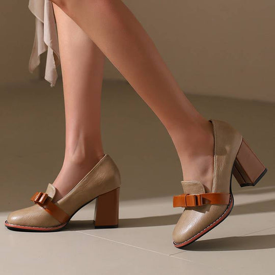 Serena Leather Heels