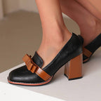 Serena Leather Heels