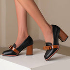 Serena Leather Heels