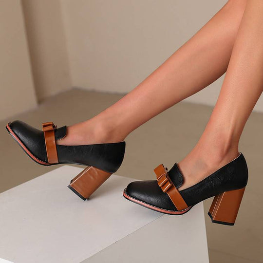 Serena Leather Heels