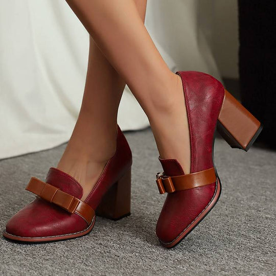 Serena Leather Heels