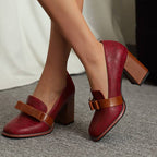 Serena Leather Heels