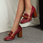 Serena Leather Heels