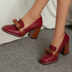 Serena Leather Heels