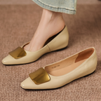 Lorena Genuine Leather Flats