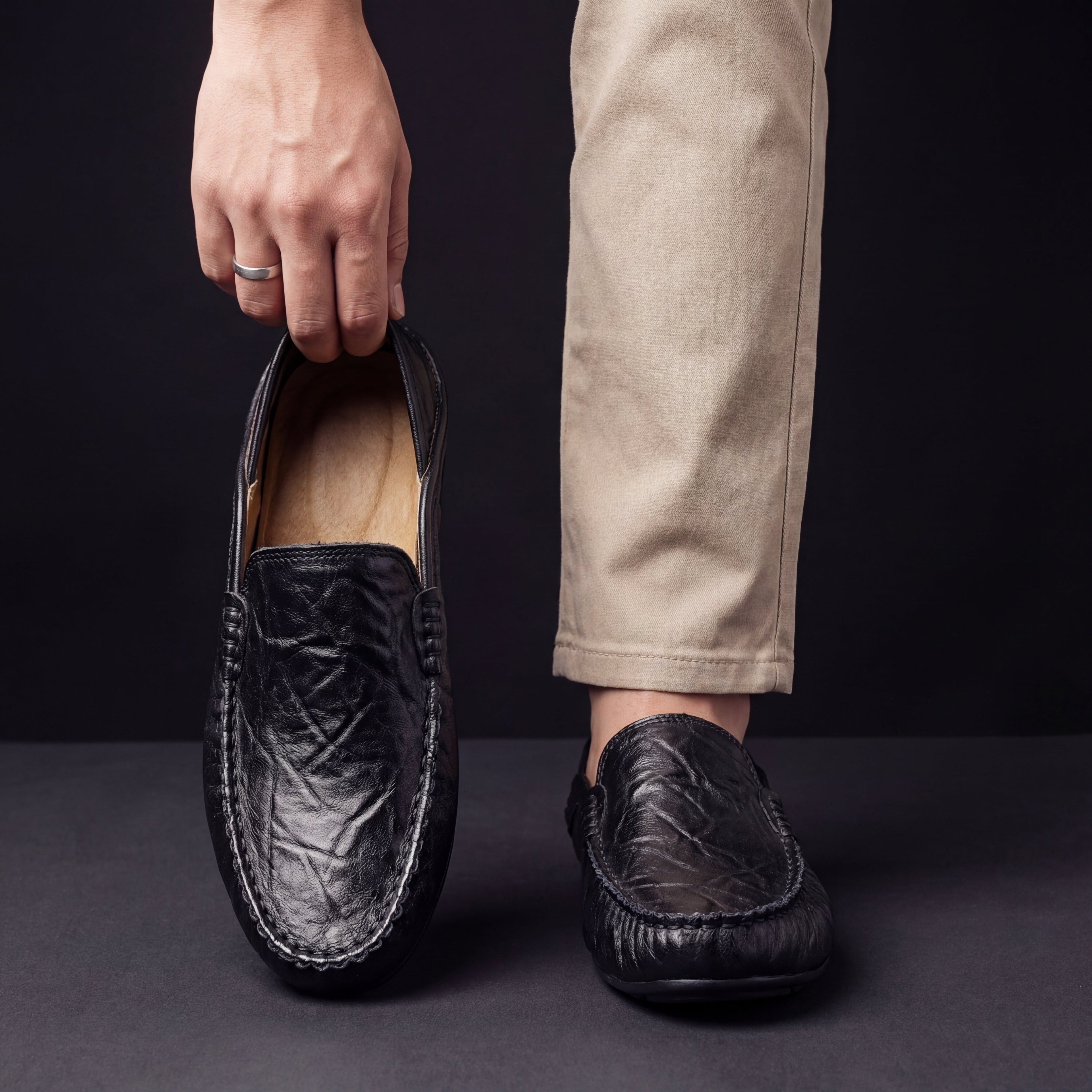 Leonardo Leather Loafers
