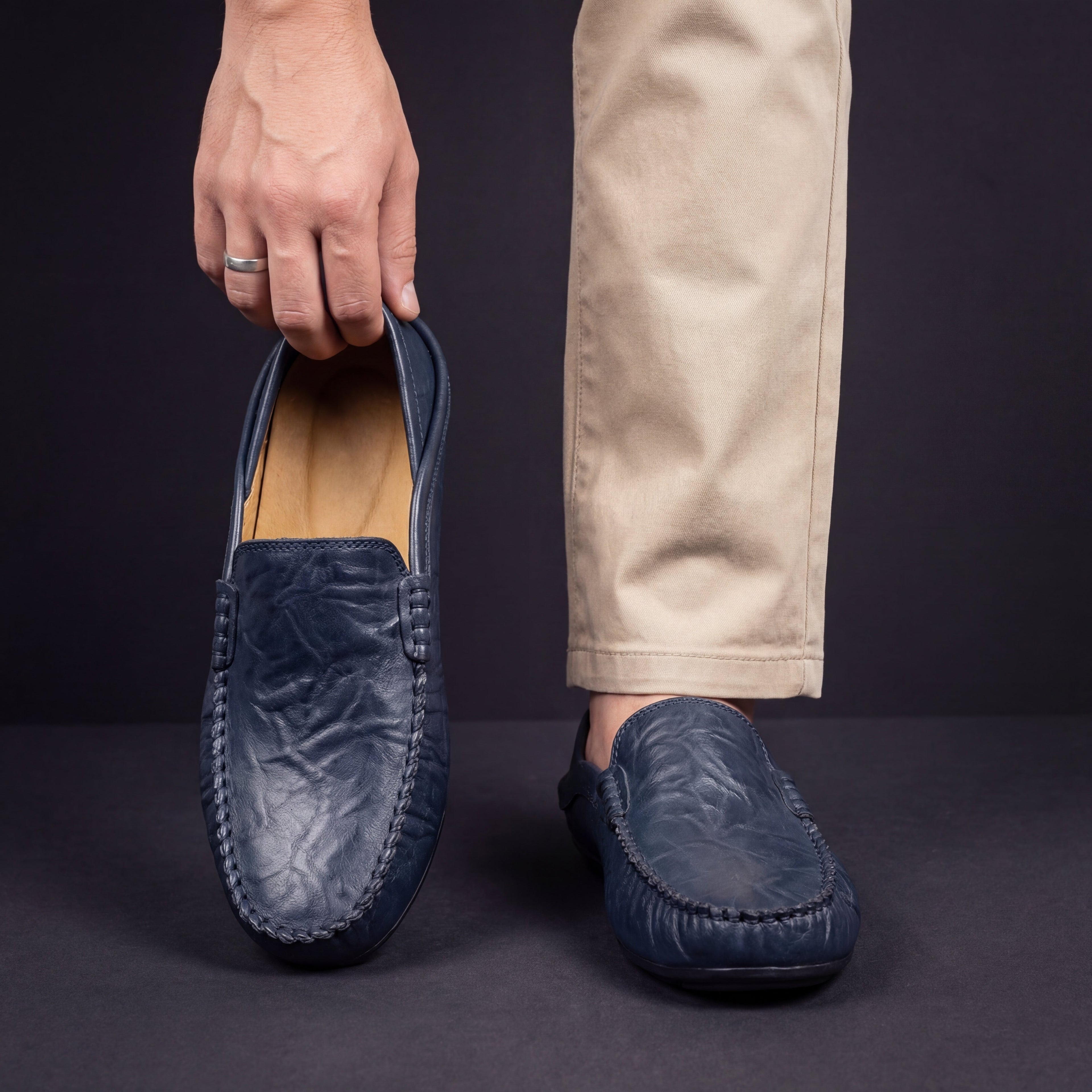 Leonardo Leather Loafers