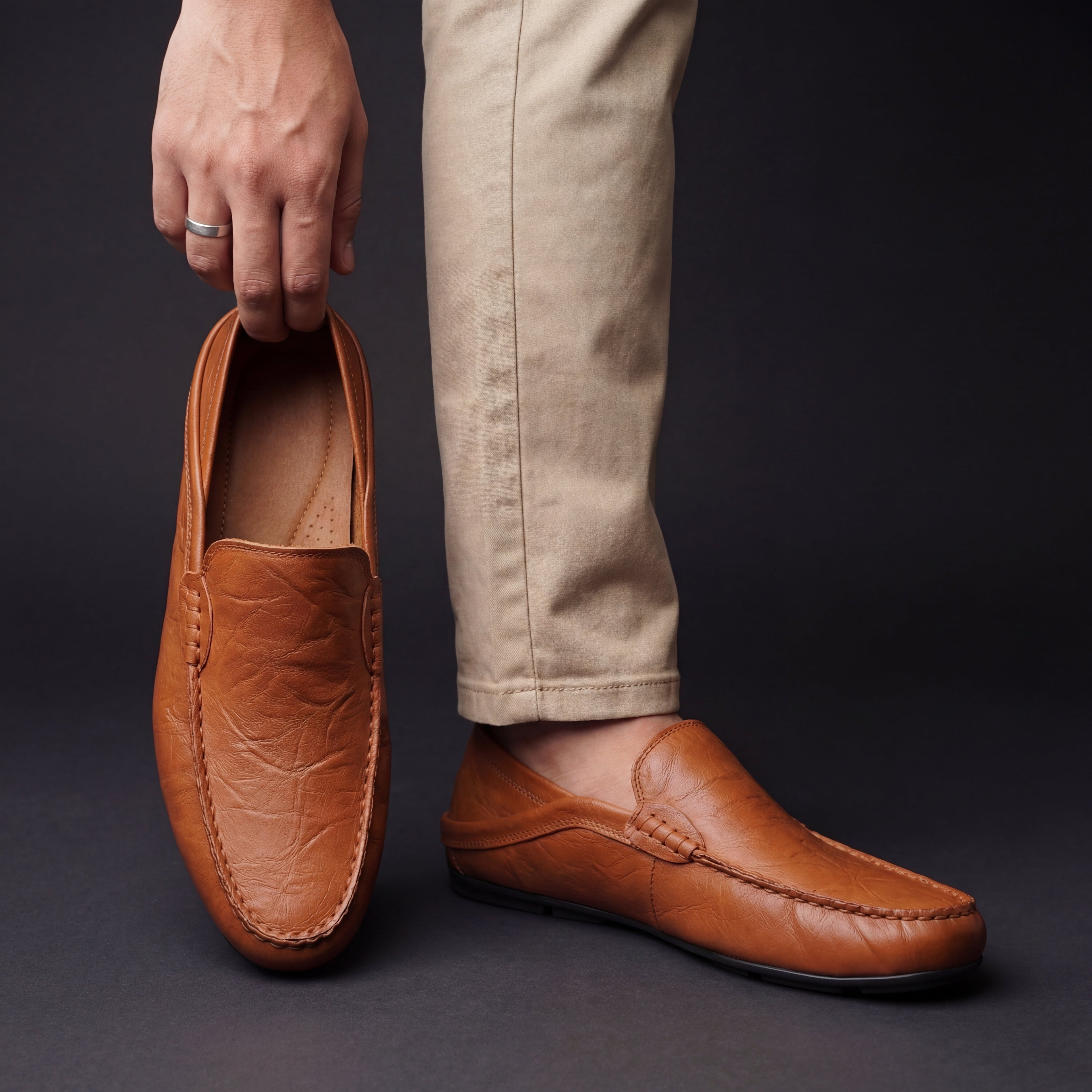 Leonardo Leather Loafers