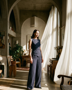 Harlow Wrap Top and Wide-Leg Pants Set - Image 1 of 8