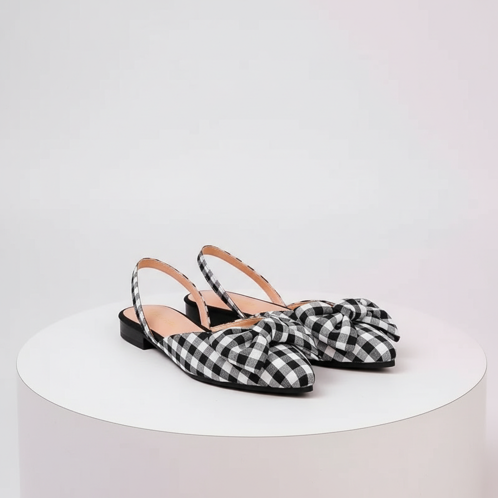 Vivienne Bow Slingback Flat