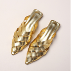 Sofia Woven Leather Mules
