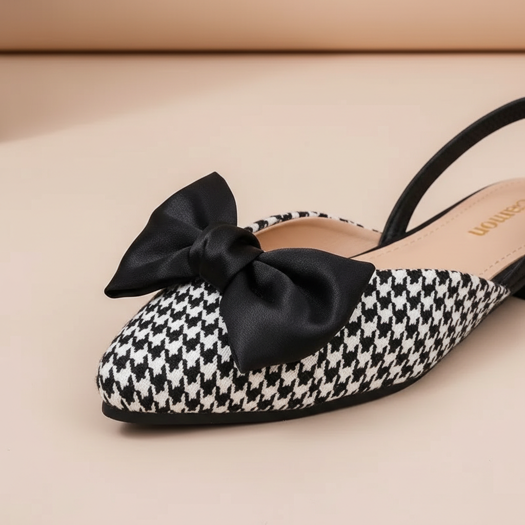 Vivienne Bow Slingback Flat