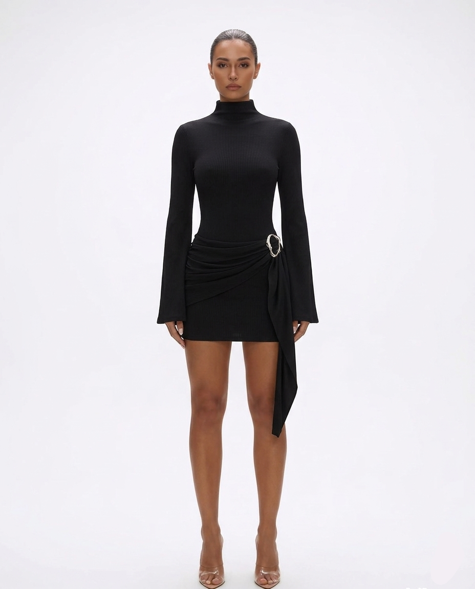 Primrose Wrap Bodycon Mini Dress