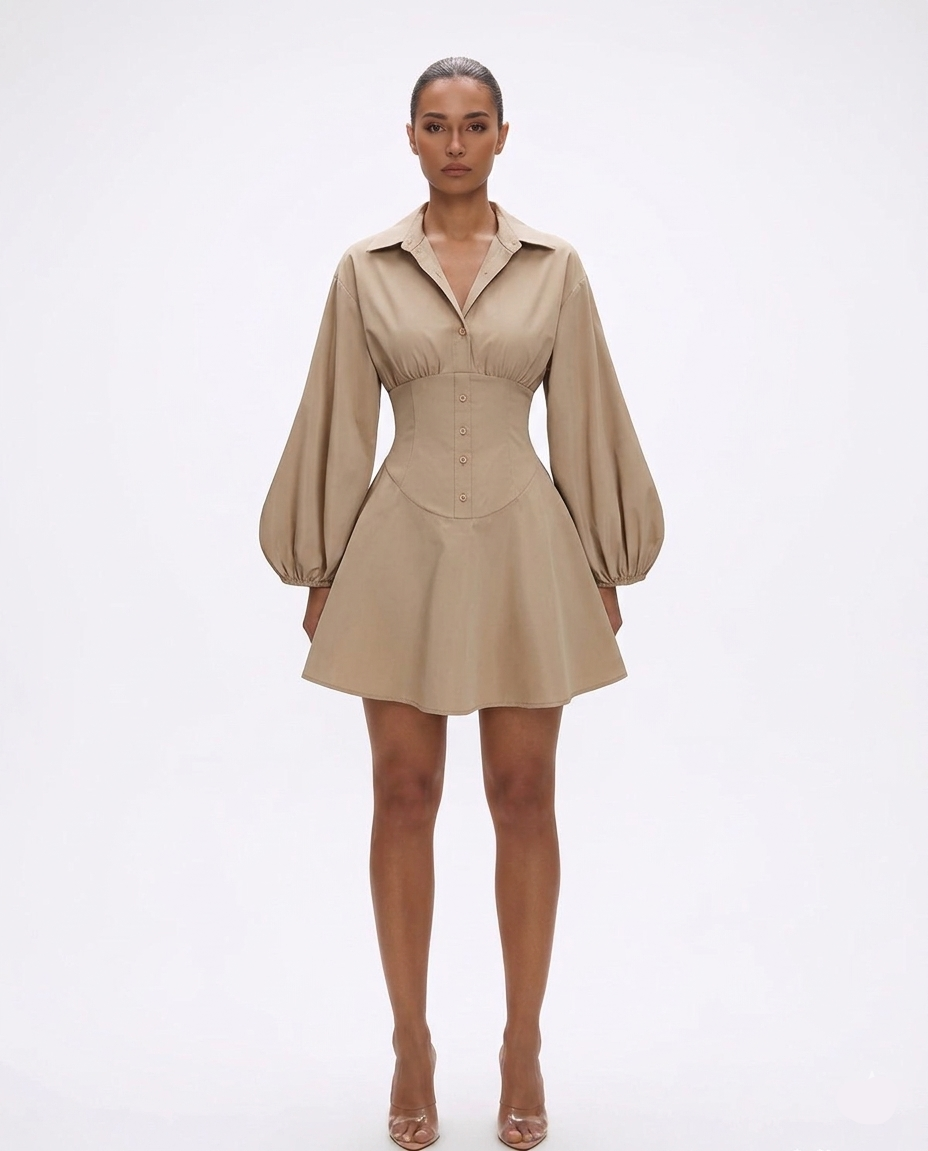 Orielle Ruched Dress - Image 1 of 6