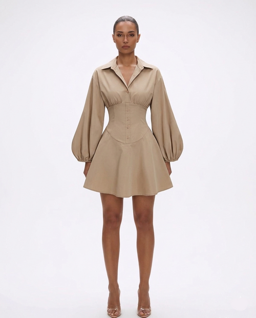 Orielle Ruched Dress - Image 1 of 6
