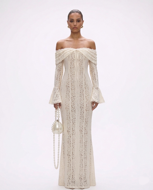 Vivienne Off-Shoulder Maxi Dress - Image 1 of 3