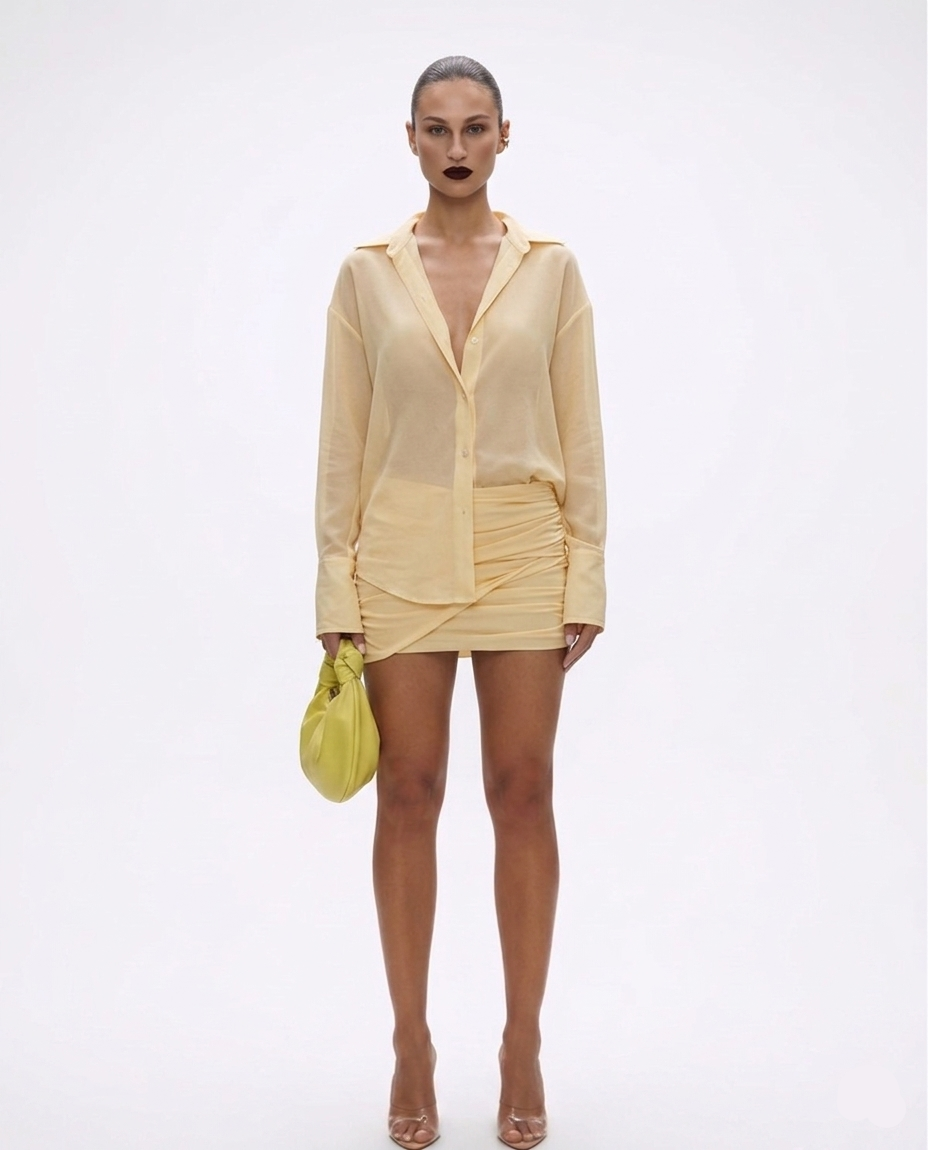 Genevieve Button-Up Shirt Dress - Image 2 of 2