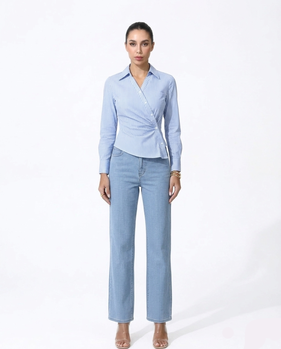 Thalia Asymmetrical Top - Image 1 of 9