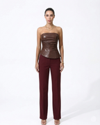 Livia Crinkle Wrap Blouse - Image 1 of 5