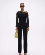 Jovana Sheer Bell Sleeve Top - Image 1 of 11