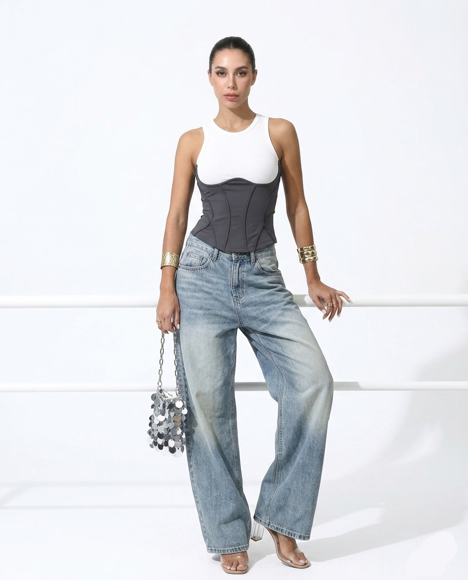 Wren Wide-Leg Jean - Image 1 of 8