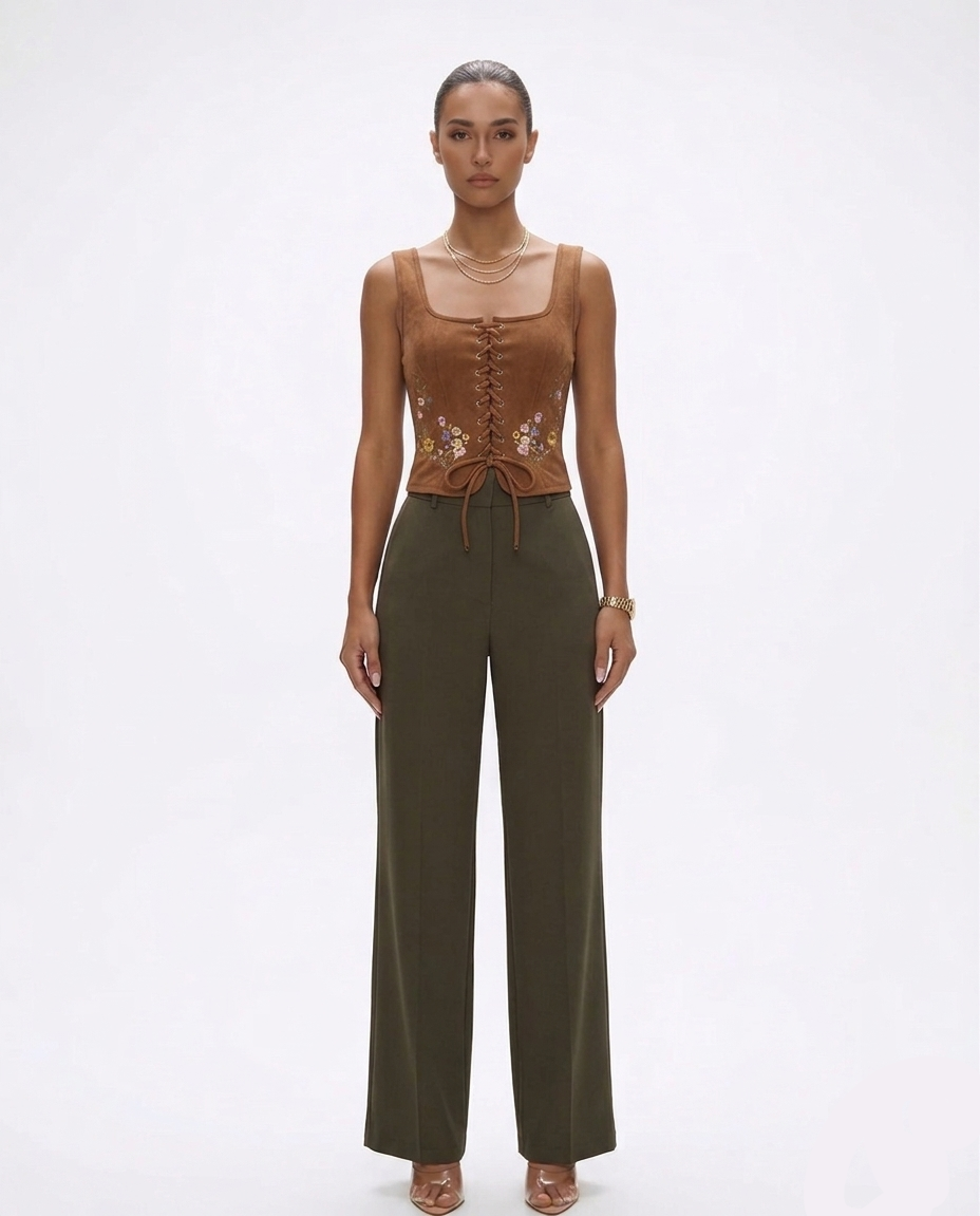 Kalinda Embroidered Vest - Image 1 of 7