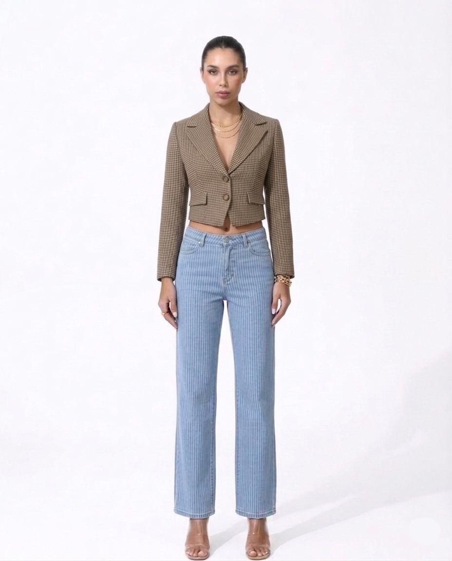 Jacqueline Houndstooth Blazer - Image 2 of 5