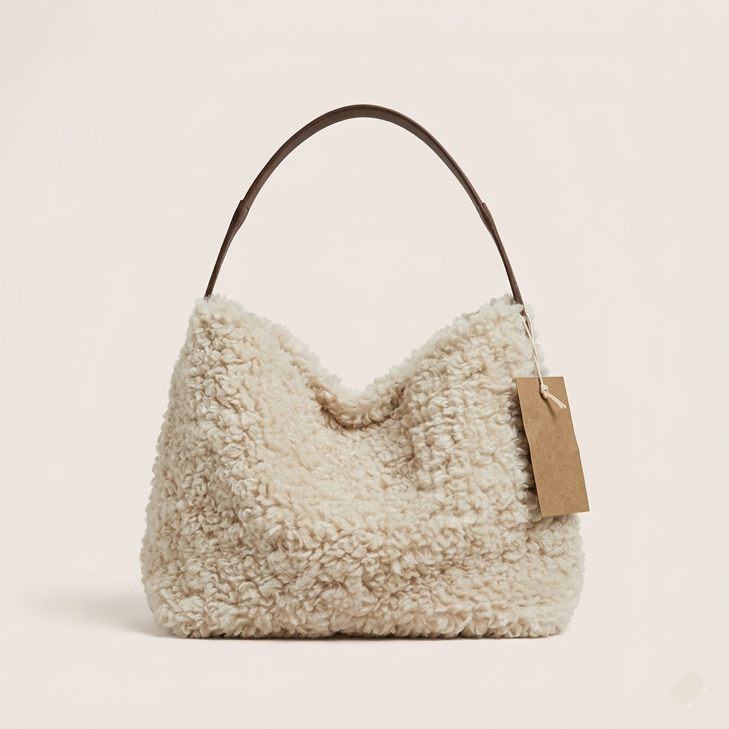 Naomi Sherpa Fleece Bag - Image 1 of 5