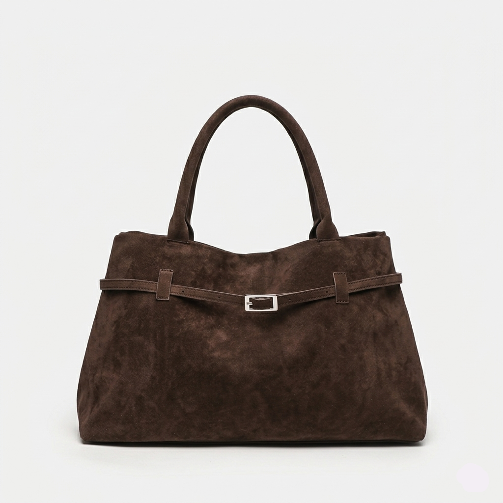 Estrella Suede Structured Tote - Image 1 of 3