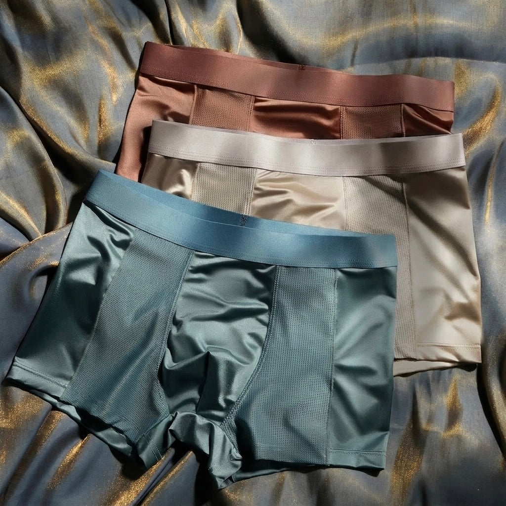 OldMoney Silk Mesh Boxer Briefs