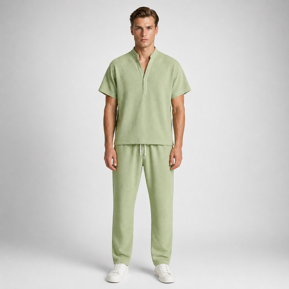 Daniel Premium Melange Knit Summer Set
