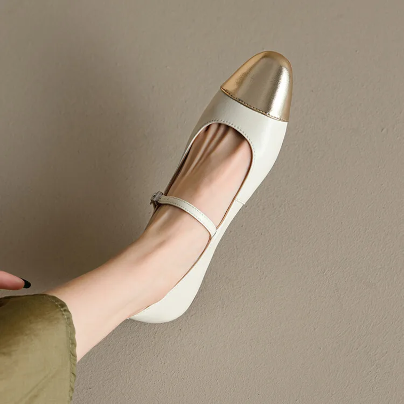 Margaux Genuine Leather Flats