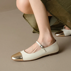 Margaux Genuine Leather Flats