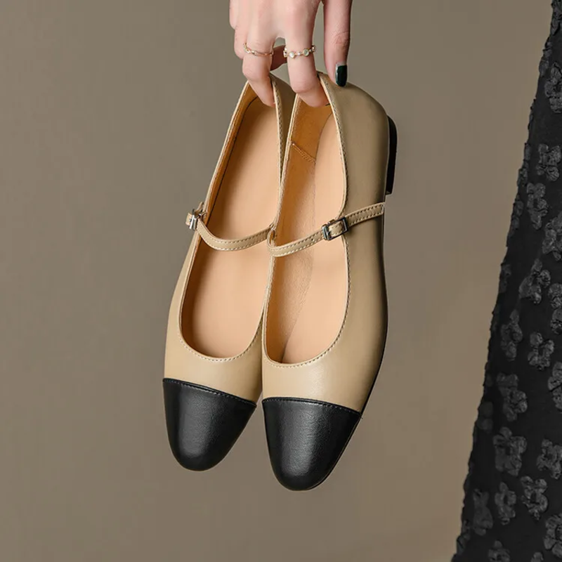 Margaux Genuine Leather Flats