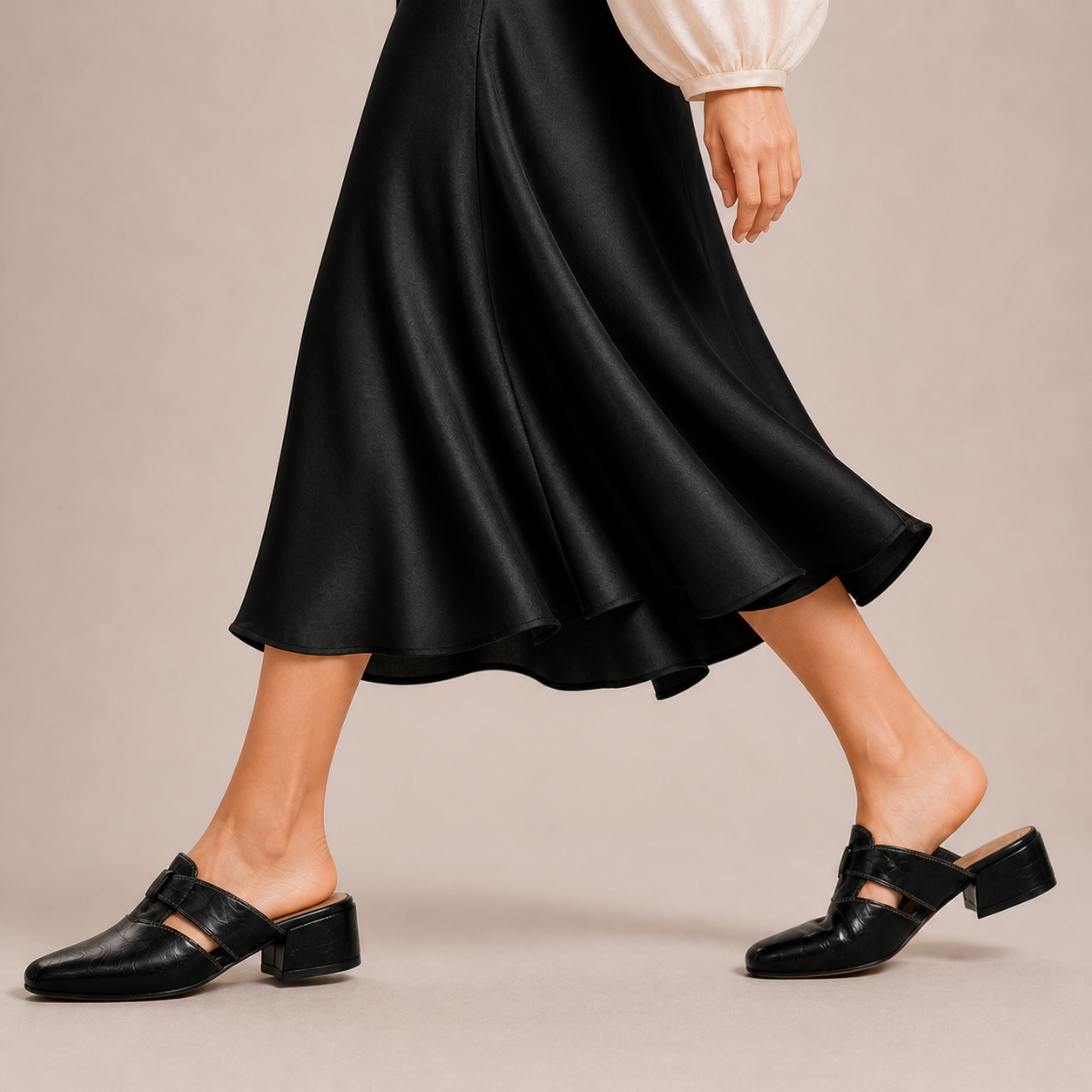 Valerie Leather Mule