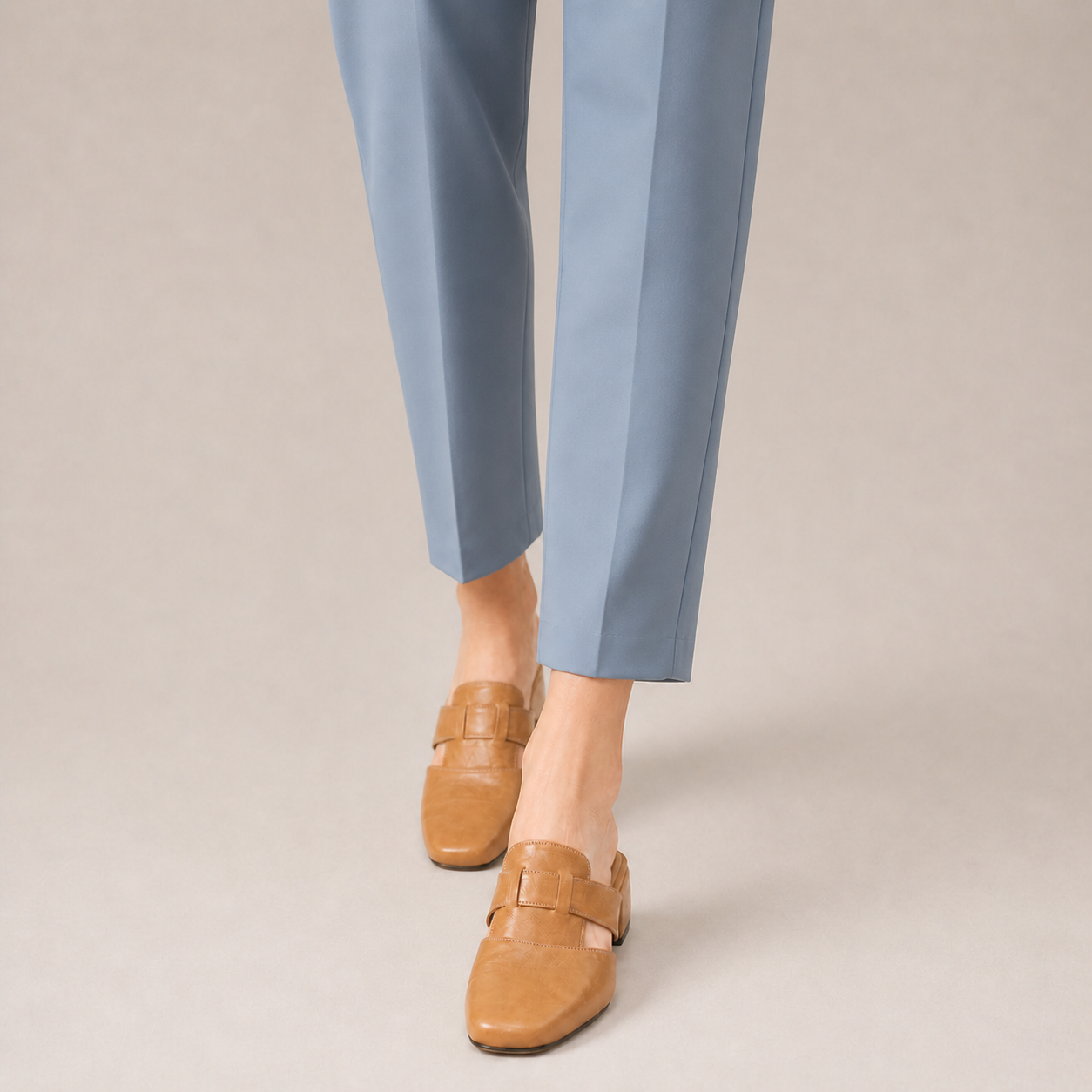 Valerie Leather Mule