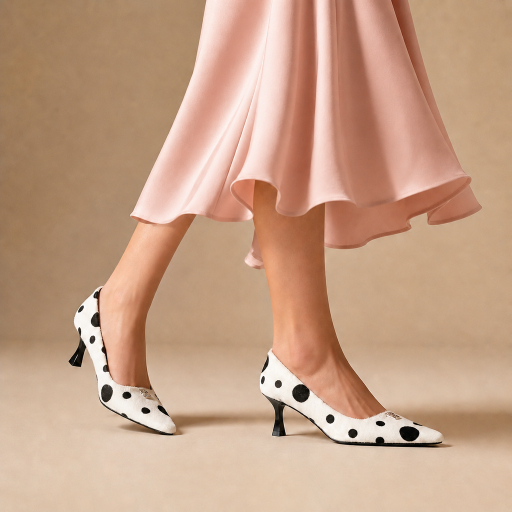 Mabelle Polka Heels
