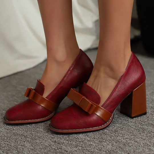 Serena Leather Heels