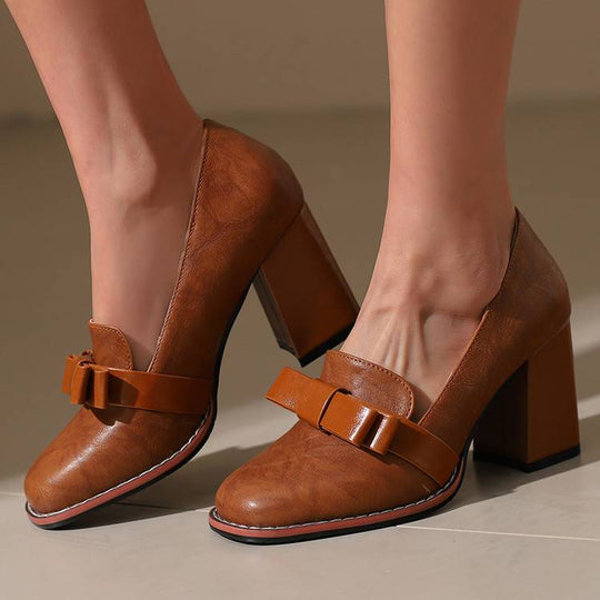 Serena Leather Heels