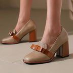 Serena Leather Heels