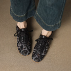 Leopard Mesh Sneakers