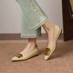 Lorena Genuine Leather Flats