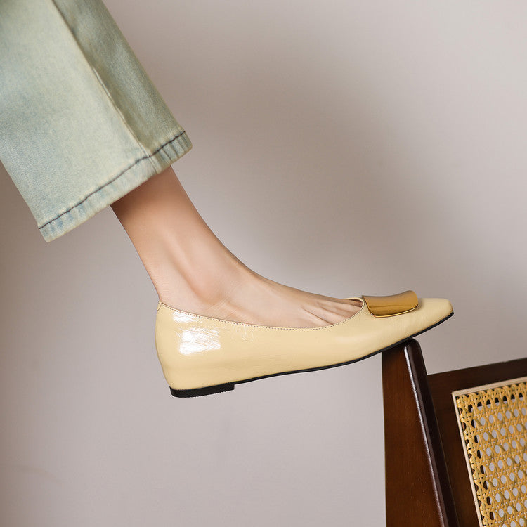 Lorena Genuine Leather Flats
