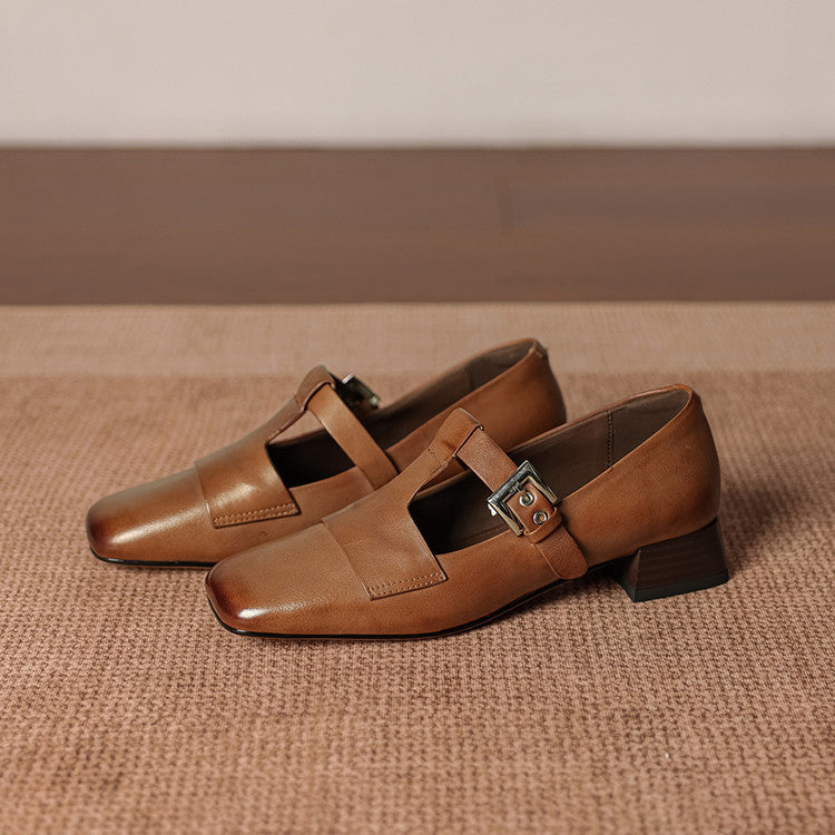 Zeora Genuine Leather Heels - Image 16 of 23