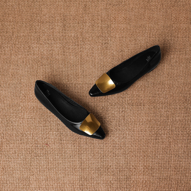 Lorena Genuine Leather Flats