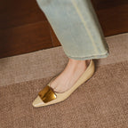 Lorena Genuine Leather Flats