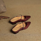 Beosha Genuine Leather Mules