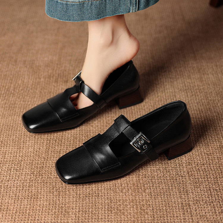 Zeora Genuine Leather Heels - Image 2 of 23